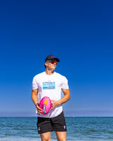 Fins up white t-shirt