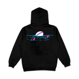 Circling Sharks Black Premium Hoodie