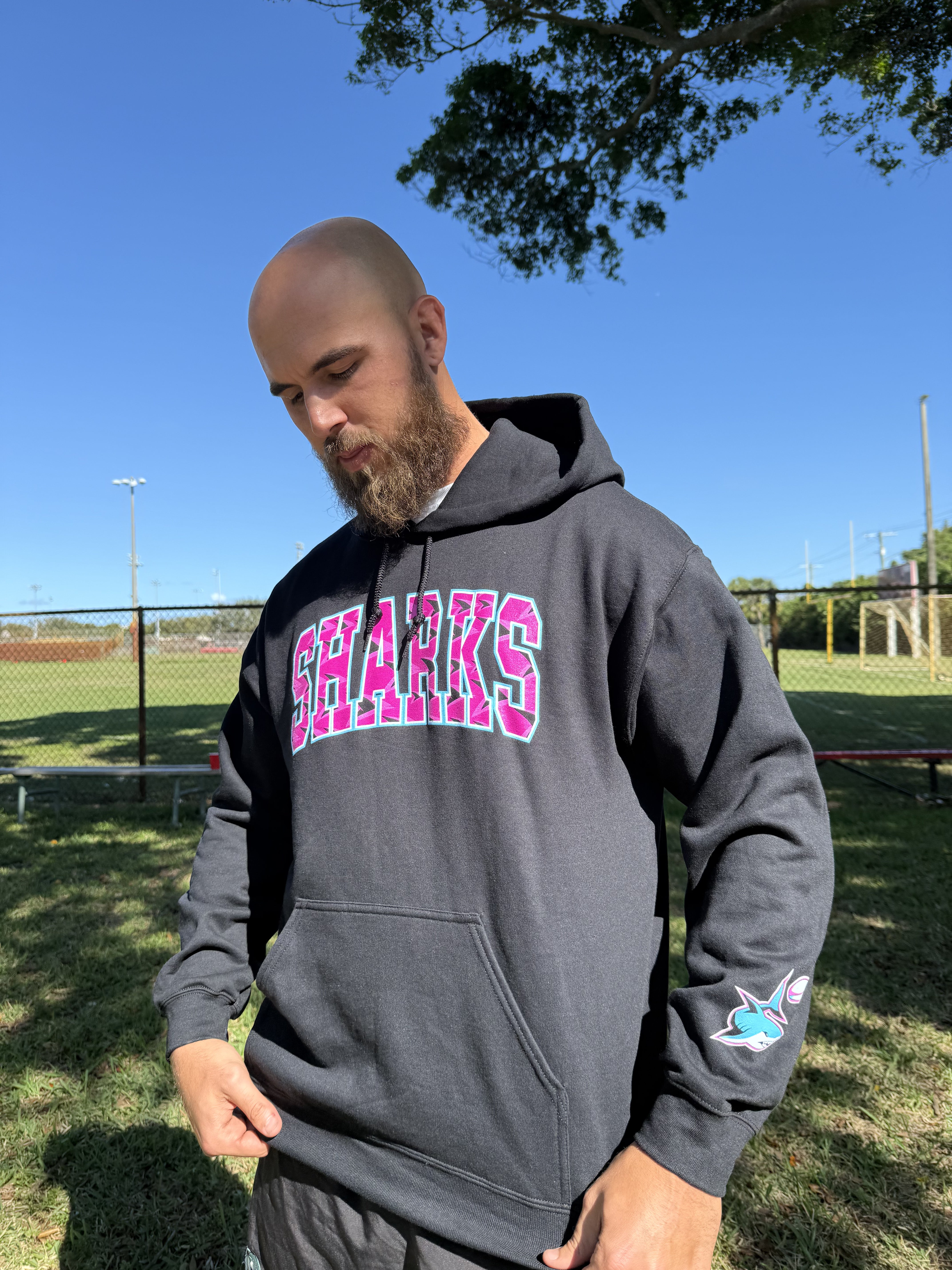 Sharks Pride Black Hoodie