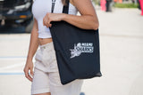 Miami Sharks Emblem Black Cotton Tote