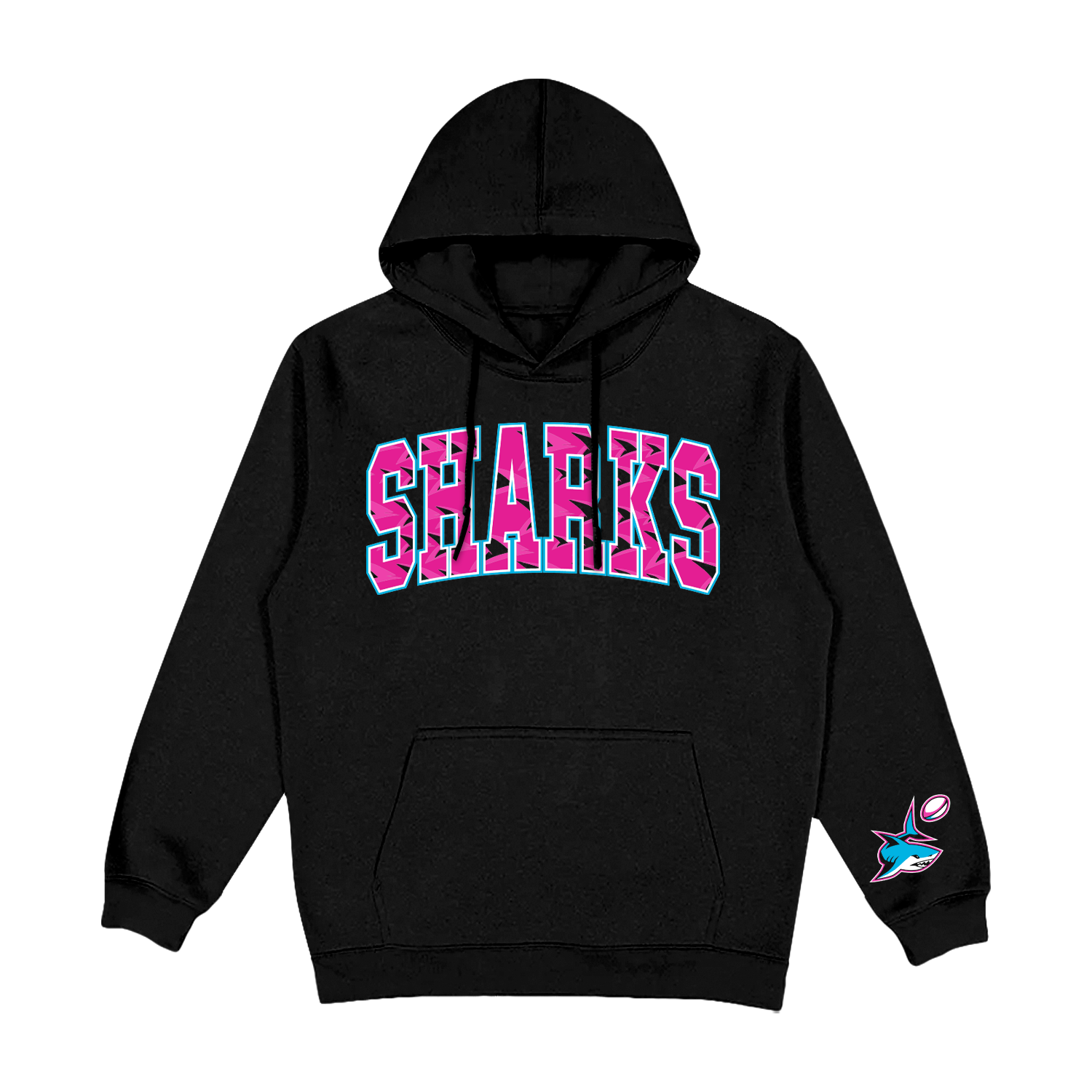 Sharks Pride Black Hoodie