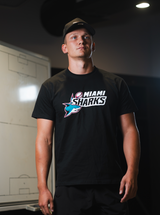 Sharks Essential Black T-Shirt