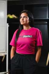 Miami Sharks Pink Cotton T-Shirt